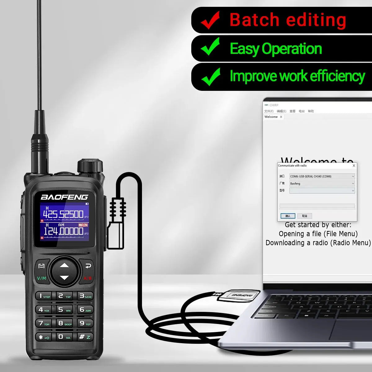 Talkie-Walkie Baofeng UV-28 PRO MAX - Multi-Bandes Haute Puissance Ma boutique