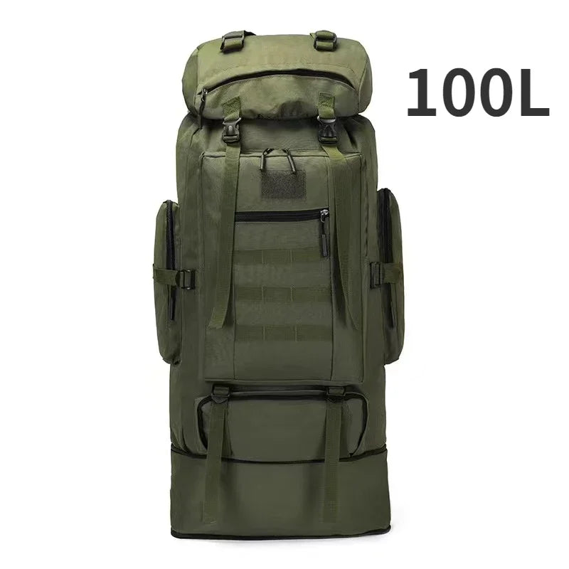 Sac à Dos Tactique 80L / 100L – Grand Volume pour Randonnée, Camping & Trekking - BLACKBEARD OUTDOOR INDUSTRIES