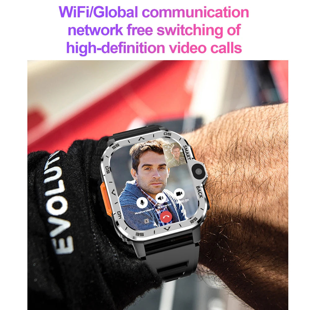 Montre Connectée VALDUS PGD Android – Écran 2,03", Double Caméra HD, 4G LTE, 64 Go ROM, NFC & WiFi - BLACKBEARD OUTDOOR INDUSTRIES