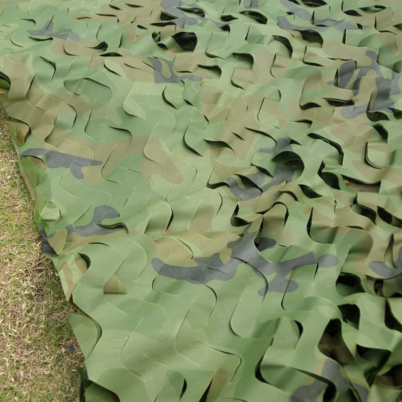 Filet de Camouflage - Filet de Camouflage pour Chasse, Tente de Jardin, Awnings de Voiture, Plusieurs Couleurs (Blanc, Bleu, Vert, Noir, Jungle, Désert) - BLACKBEARD OUTDOOR INDUSTRIES
