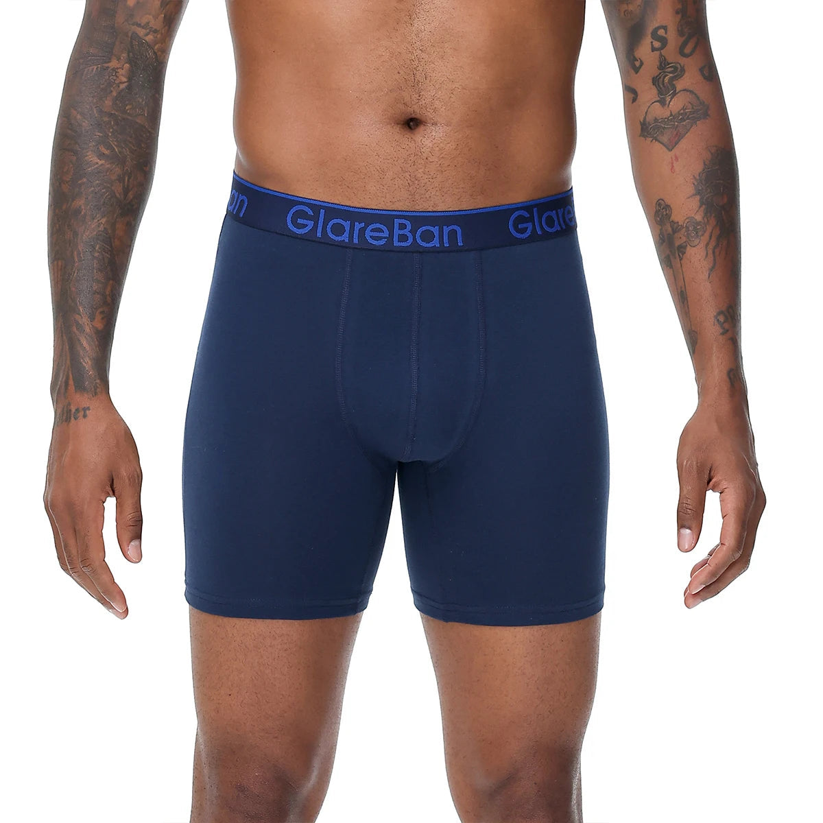 Pack de 4 Boxers Mi-Long pour Hommes - Coton Respirant BLACKBEARD OUTDOOR INDUSTRIES