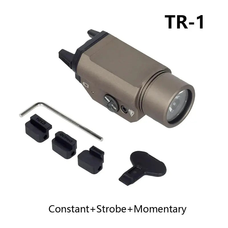 Lampe Tactique TR1 – 1000 Lumens | Stroboscope | Montage Rail 20mm | Pour GLOCK 17, Airsoft, Chasse, Tir, Sécurité Ma boutique