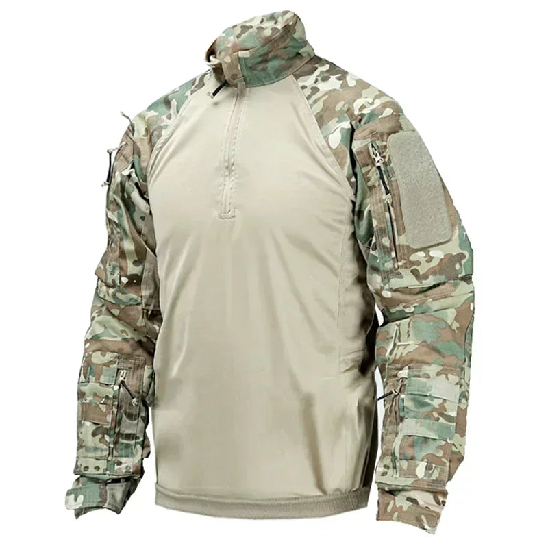 Veste Tactical XMGOLONG Pioneer Frog Suit – Haut d’Entraînement Respirant et Séchage Rapide, Camouflage CP pour Camping et Chasse - BLACKBEARD OUTDOOR INDUSTRIES