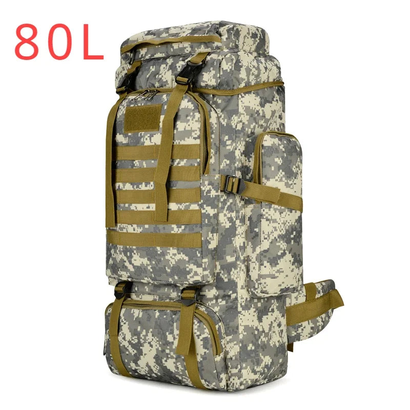 Sac à Dos Tactique 80L / 100L – Grand Volume pour Randonnée, Camping & Trekking - BLACKBEARD OUTDOOR INDUSTRIES