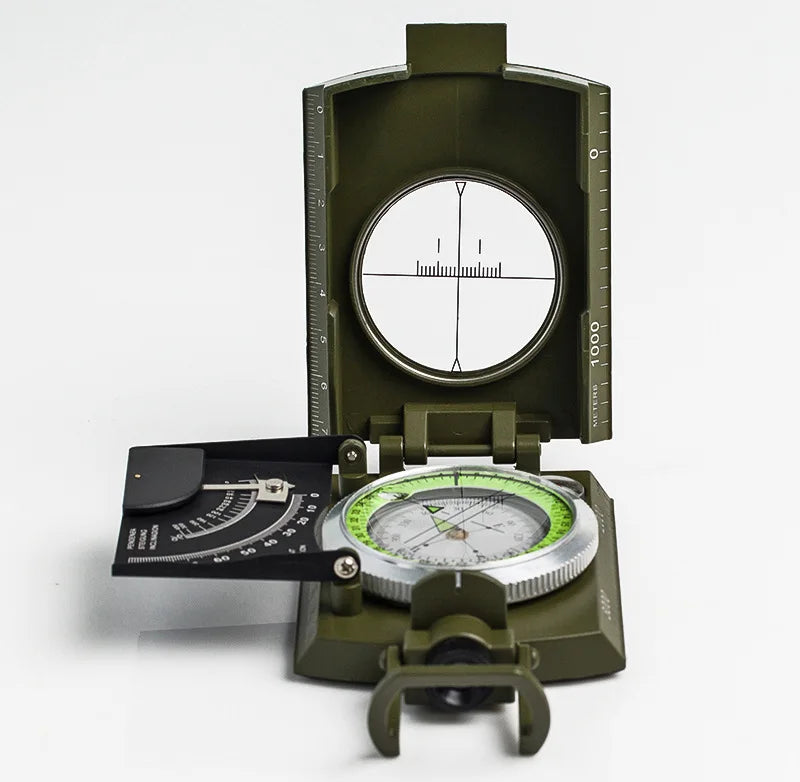 Boussole Professionnelle Haute Précision avec Inclinomètre – Outil de Navigation pour Camping, Randonnée et Survie - BLACKBEARD OUTDOOR INDUSTRIES