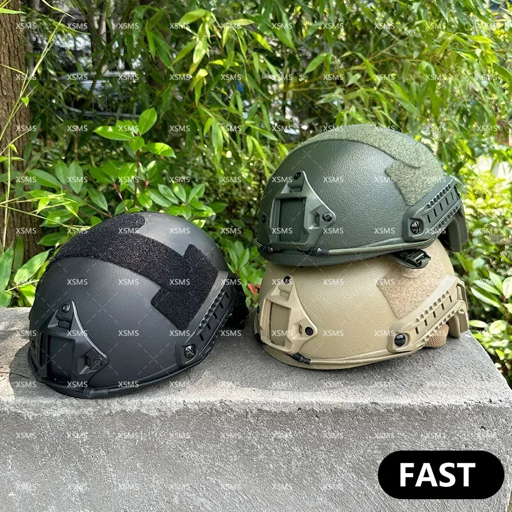 Casque Balistique Tactique ACH High-Cut NIJ III+7.62 – Casque de Sécurité Aramide FAST Wendy – Protection Ballistique NIJ IIIA - BLACKBEARD OUTDOOR INDUSTRIES