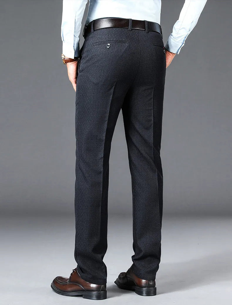 Pantalon de Costume Homme – Coupe Droite, Taille Haute, Élégance Classique – Pantalon de Bureau Formelle et Chic – Tailles Plus Disponible BLACKBEARD OUTDOOR INDUSTRIES