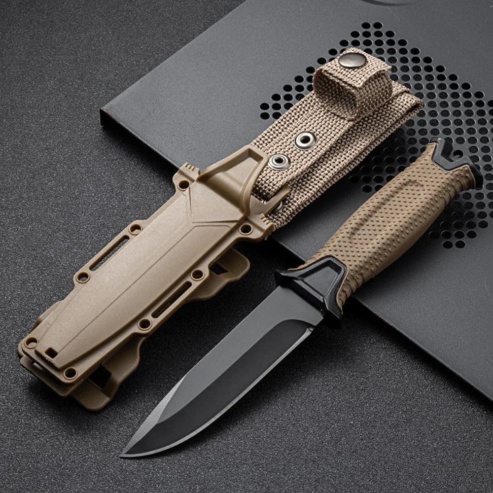 Couteau de Survie Outdoor en Acier Inoxydable D2 – Portable, Tactique, Randonnée - BLACKBEARD OUTDOOR INDUSTRIES