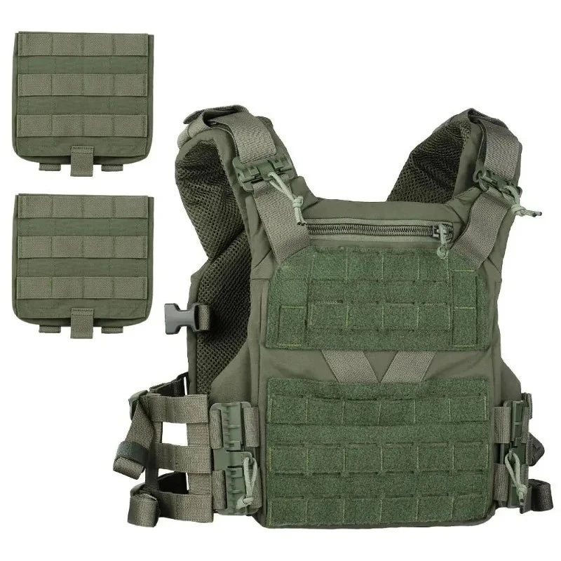 Gilet Tactique MOLLE K19 3.0 – Porte-Plates pour Chasse, Airsoft et Combat avec Système de Libération Rapide et Ceinture Ajustable – Armure de Corps - BLACKBEARD OUTDOOR INDUSTRIES