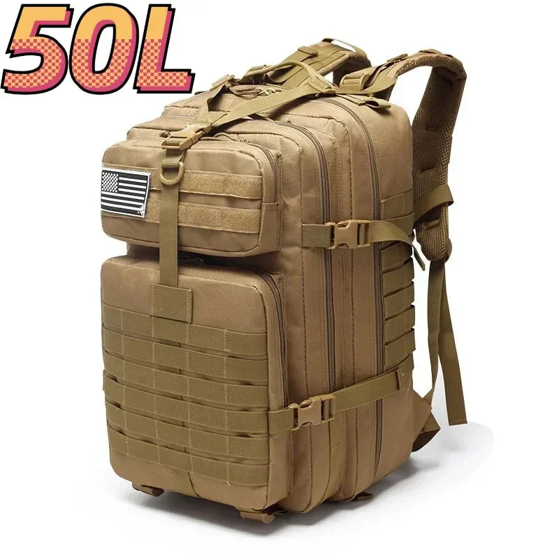 Thuram Sac à Dos Nylon 1000D Imperméable 30L/50L – Trekking, Pêche, Chasse, Camping, Randonnée - BLACKBEARD OUTDOOR INDUSTRIES