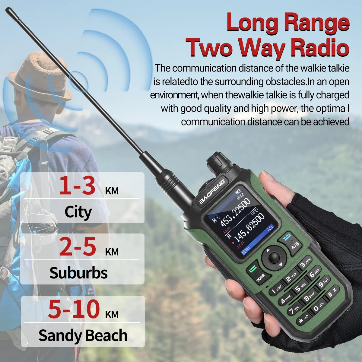 Lot de 2 Talkie-Walkies Baofeng UV-21 Pro V2 – Multi-bande, 999 Canaux, USB-C, Écran Couleur - BLACKBEARD OUTDOOR INDUSTRIES