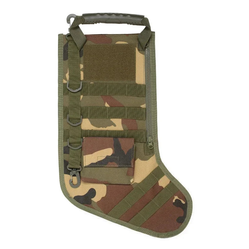 Tactical Molle Christmas sock, holiday gift sock, seasonal hanging EDC bag, outdoor sports hunting accessory, disposable bag BLACKBEARD OUTDOOR INDUSTRIES