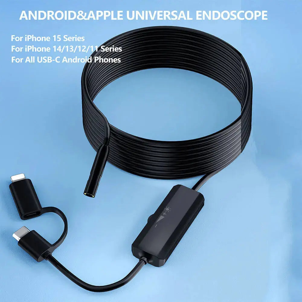 Caméra Endoscope 5.5/8mm pour Smartphone Android & iPhone | Inspection Automobile & Canalisation | Étanche IP67 | HD 3MP Ma boutique