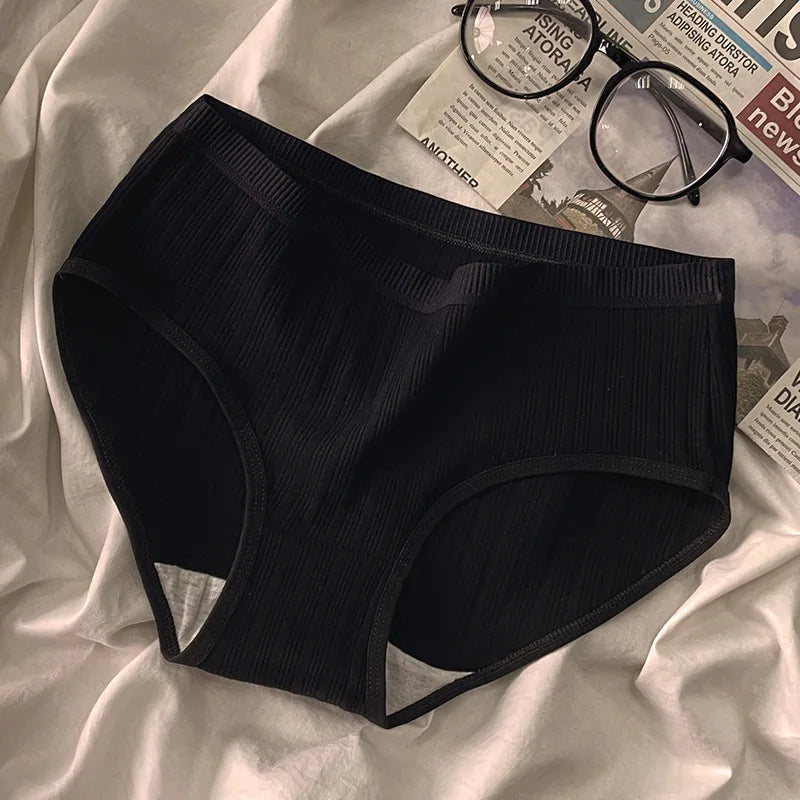 Lot de 3 Culottes en Coton de Style Sport – Sous-vêtements Féminins, Confortables, Respirants, Taille Moyenne, Lingerie Sexy et Taille Plus - BLACKBEARD OUTDOOR INDUSTRIES