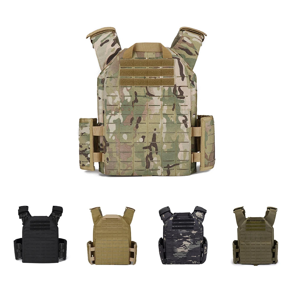Gilet Tactique EMERSONGEARS 1000D Nylon – Porte-Plates Outdoor, Gilet de Chasse et Protection MOLLE Ajustable - BLACKBEARD OUTDOOR INDUSTRIES