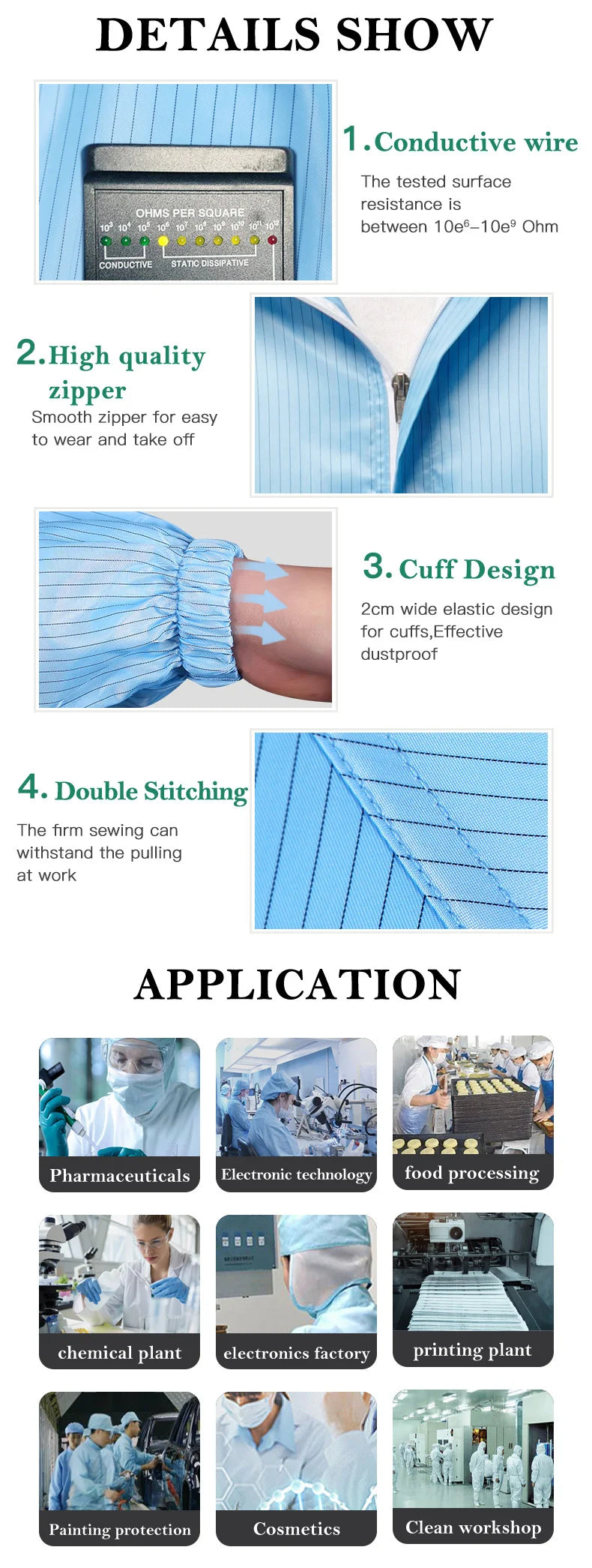 Uniforme Industriel Lavable pour Usine Pharmaceutique et Laboratoire - BLACKBEARD OUTDOOR INDUSTRIES