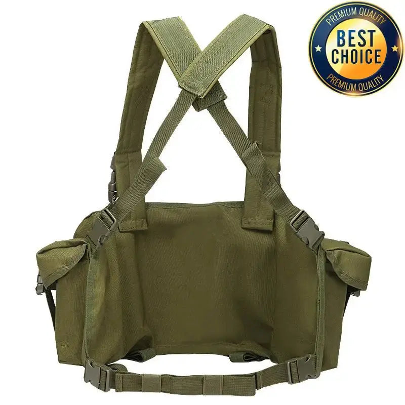 Chest Rig Tactique Universel – 7 Poches – Tissu Renforcé 800D Ma boutique