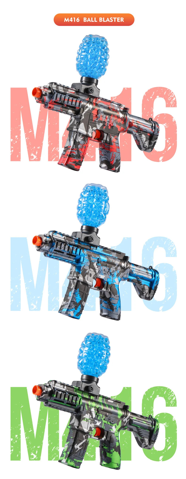 M416 Electric Ball Blaster Toy Gun Ma boutique