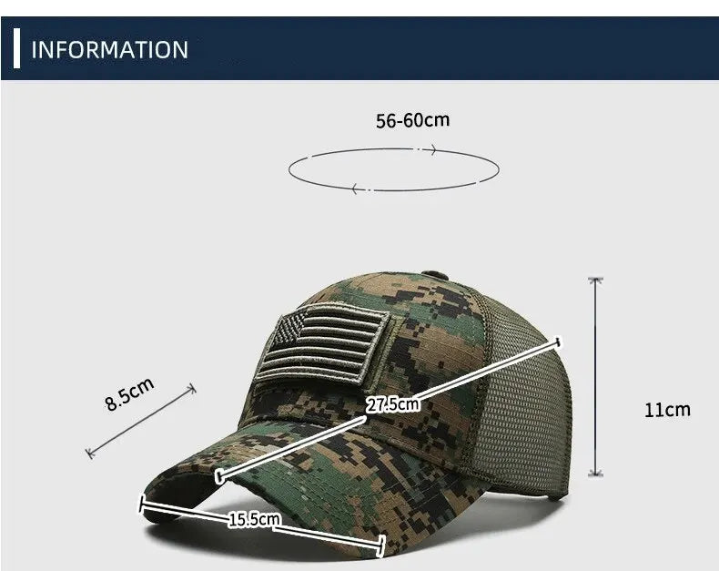 Casquette Baseball Mesh Respirante Brodée – Unisexe, Protection Solaire, Printemps & Été - BLACKBEARD OUTDOOR INDUSTRIES
