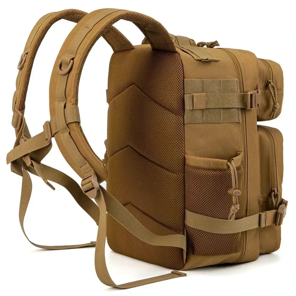 Sac à Dos Tactique Outdoor 25L/45L – Laser Cut MOLLE, Rucksack Polyvalent pour Homme et Femme - BLACKBEARD OUTDOOR INDUSTRIES