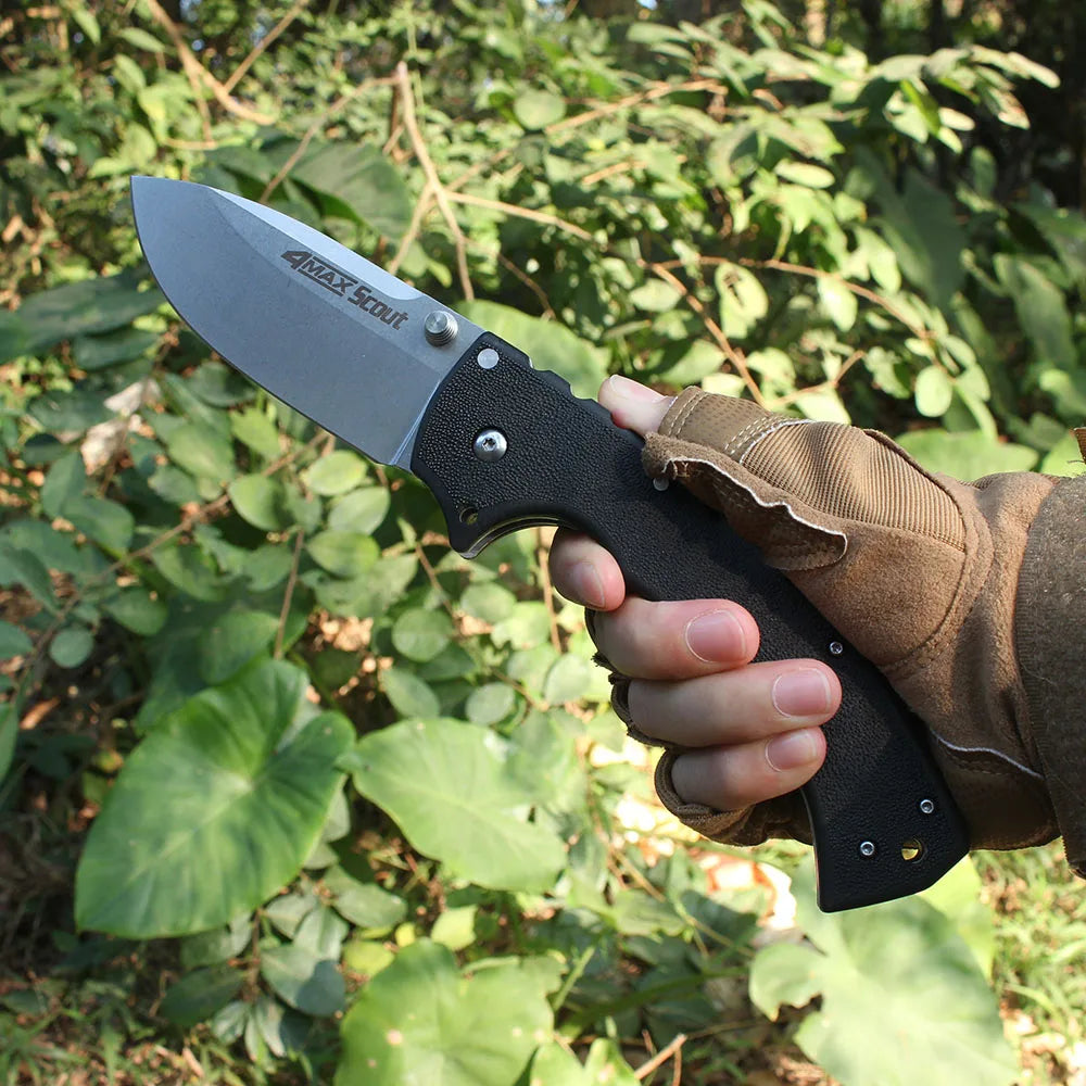 Couteau Pliant Cold 62RQ – Acier AUS-10A | Couteau Tactique Militaire Poche EDC | 21,9 cm - BLACKBEARD OUTDOOR INDUSTRIES