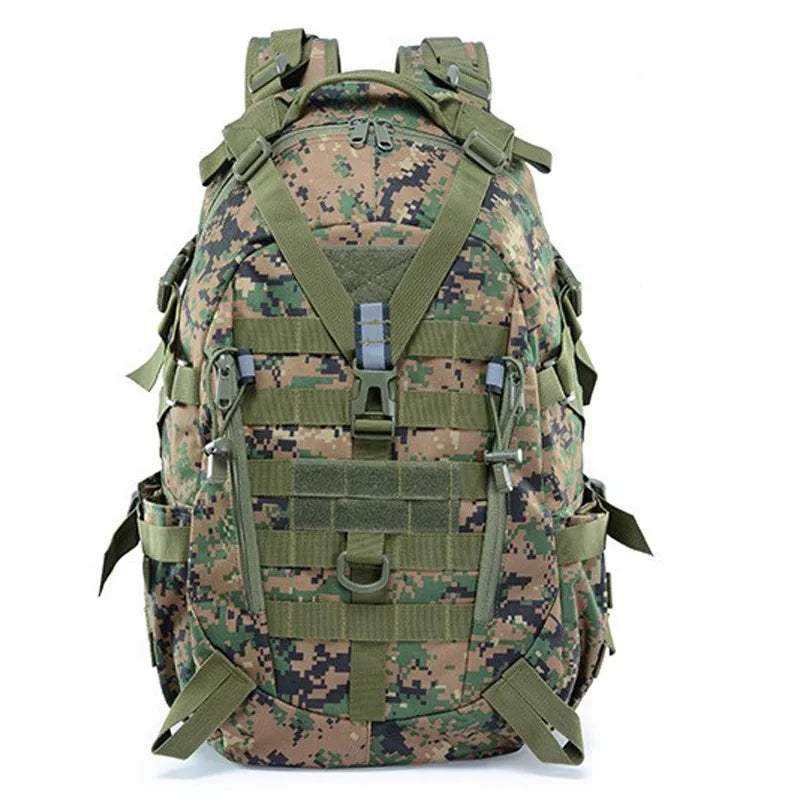 Sac à Dos de Camping 40L – Sac de Voyage Tactique Molle pour Homme, Rucksack de Randonnée et Escalade, Sac à Épaule Réfléchissant Outdoor - BLACKBEARD OUTDOOR INDUSTRIES