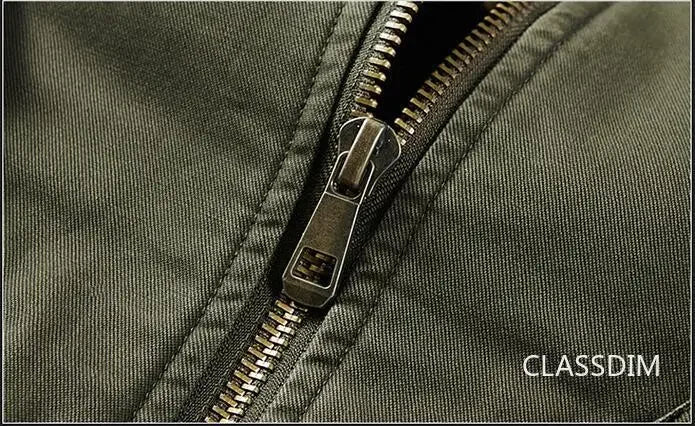 Veste Bomber Homme Hiver Chaude Parka Courte | Doublure Polaire | Coupe Slim | Taille jusquâau 5XL - BLACKBEARD OUTDOOR INDUSTRIES
