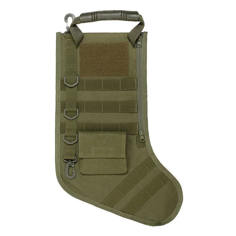 Tactical Molle Christmas sock, holiday gift sock, seasonal hanging EDC bag, outdoor sports hunting accessory, disposable bag BLACKBEARD OUTDOOR INDUSTRIES