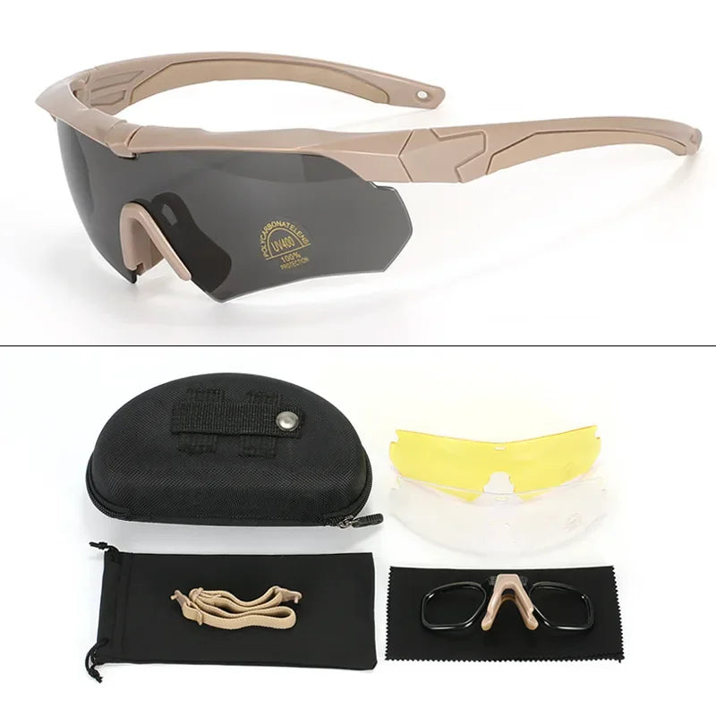 Lunettes Tactiques Professionnelles – Vision HD, Protection Totale & Confort Inégalé - BLACKBEARD OUTDOOR INDUSTRIES