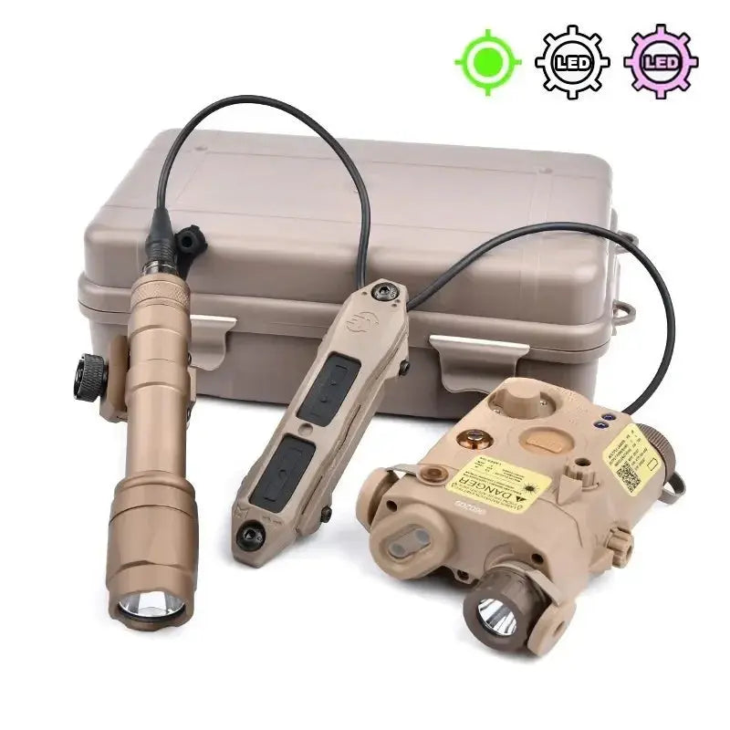 PEQ-15 Equipement Laser Puissant pour Airsoft – Laser Rouge/Vert/Bleu + IR Light + Flashlight M600C Ma boutique