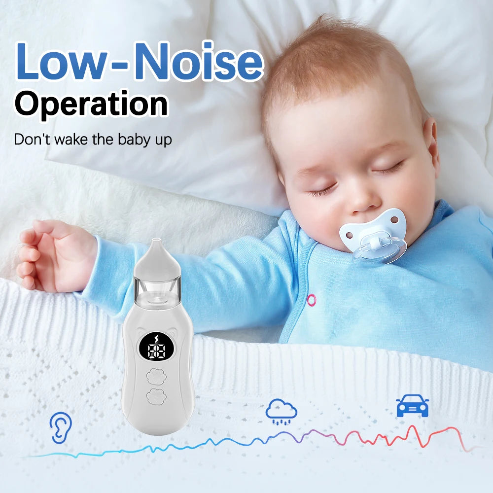 Aspirateur Nasal Électrique pour Bébé - Appareil Portable , avec 2 Embouts en Silicone - BLACKBEARD OUTDOOR INDUSTRIES