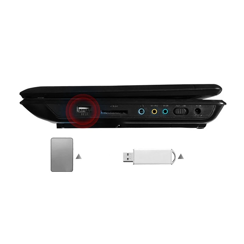 Lecteur DVD Portable 7,8” avec écran rotatif 270° – Dreamburgh - BLACKBEARD OUTDOOR INDUSTRIES