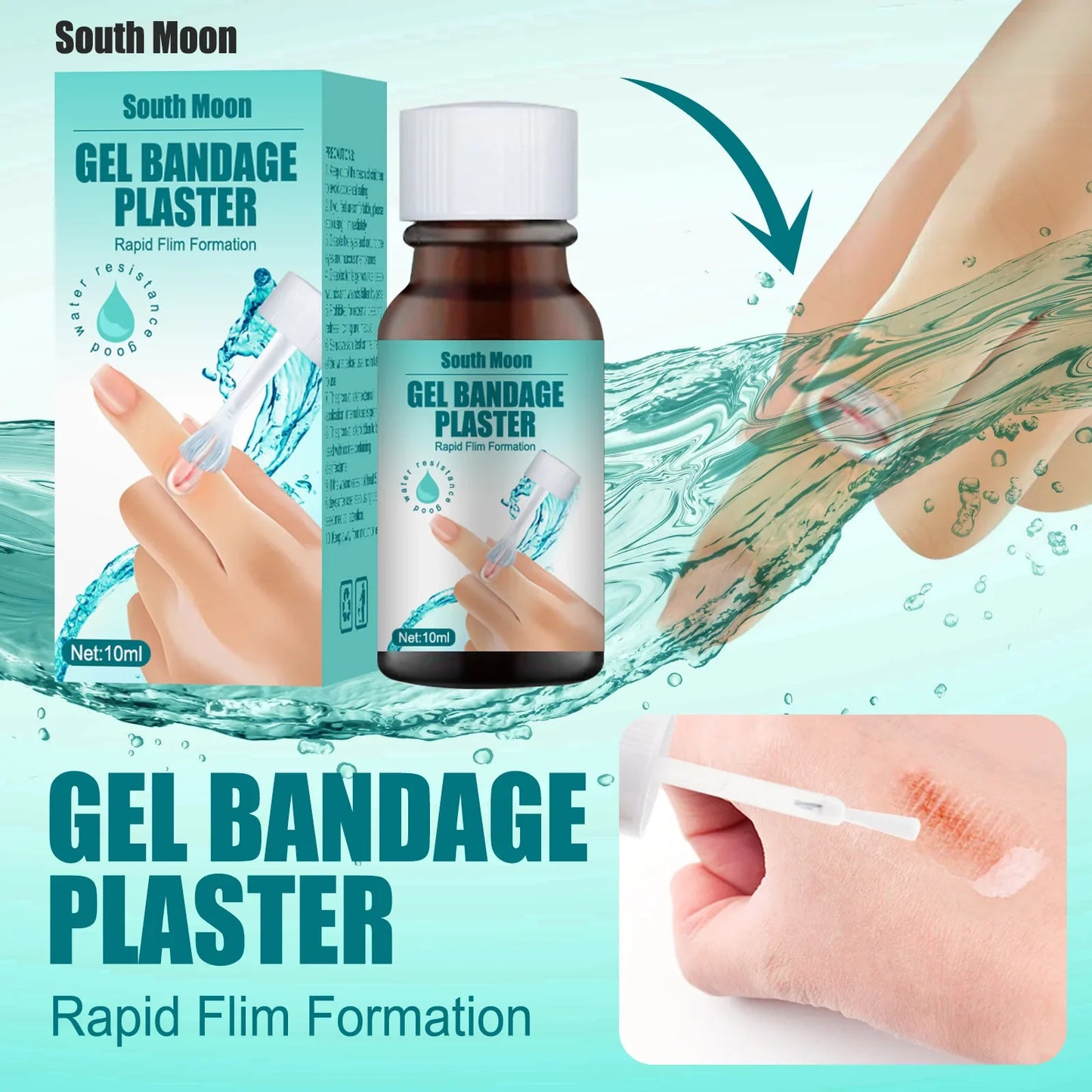 Pansement Liquide Cicatrisant - Waterproof, Respirant & Hémostatique (10 ml) - BLACKBEARD OUTDOOR INDUSTRIES