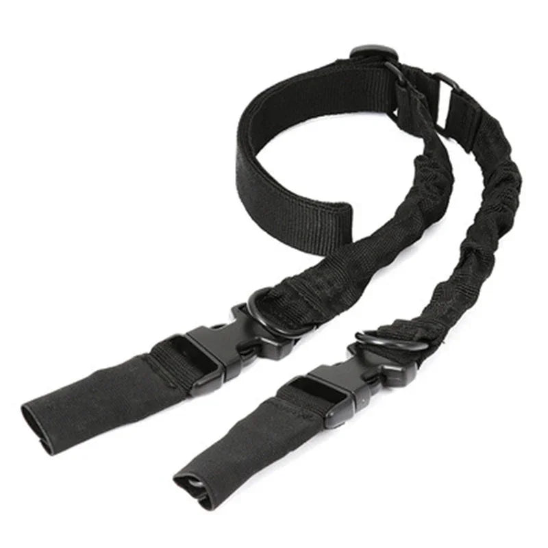 Sangle Fusil Tactique à Point Unique – Harnais Élastique et Réglable 120–150 cm - BLACKBEARD OUTDOOR INDUSTRIES