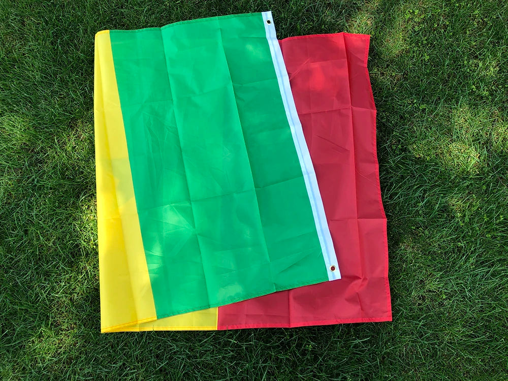 Drapeau du Sénégal 90x150 cm – Bannière en Polyester pour Décoration (Intérieur et Extérieur) BLACKBEARD OUTDOOR INDUSTRIES