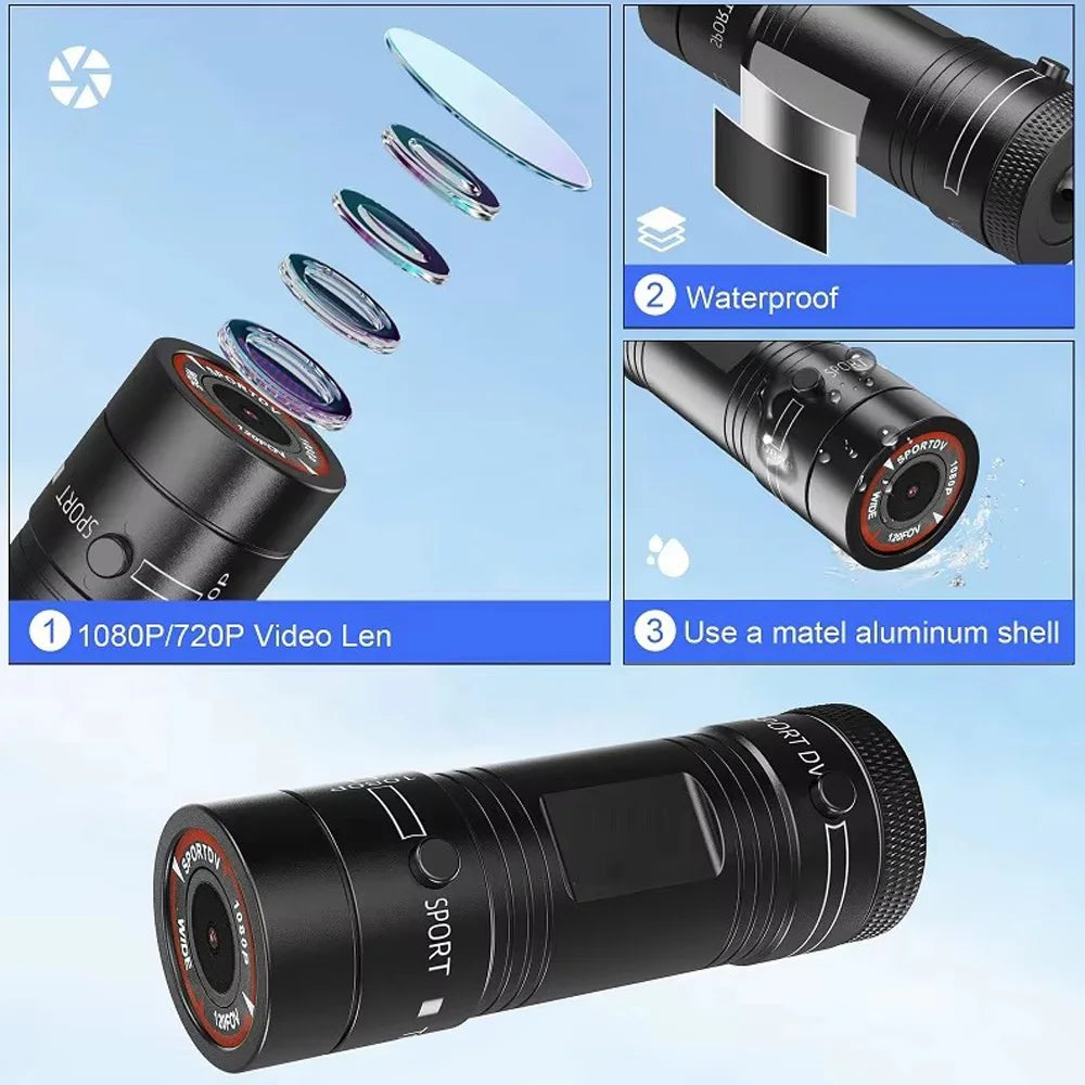 Caméra de Casque Tactique FAST MICH – 720P / 1080P, pour Chasse, Airsoft et Sports Extérieurs BLACKBEARD OUTDOOR INDUSTRIES
