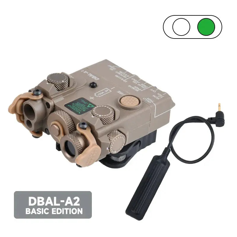 🔦 DBAL-A2 Version Tactique – Laser Rouge, Vert ou Bleu + Support Lampe M300/M600 | Airsoft & Chasse Ma boutique