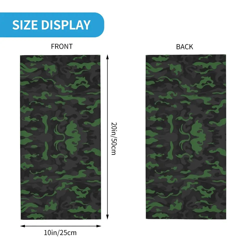 Tiger Stripe Camo – Bandeau Tour de Cou Hiver Multifonction pour Hommes et Femmes | Parfait pour Randonnée, Cyclisme, Sports Outdoor et Usage Quotidien - BLACKBEARD OUTDOOR INDUSTRIES