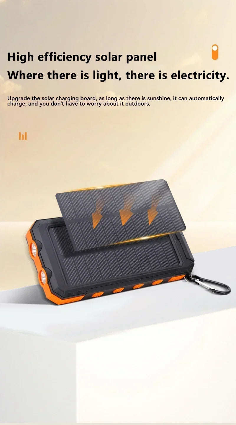 Batterie Externe Solaire 200000mAh – Chargeur Portable Ultra Haute Capacité - BLACKBEARD OUTDOOR INDUSTRIES