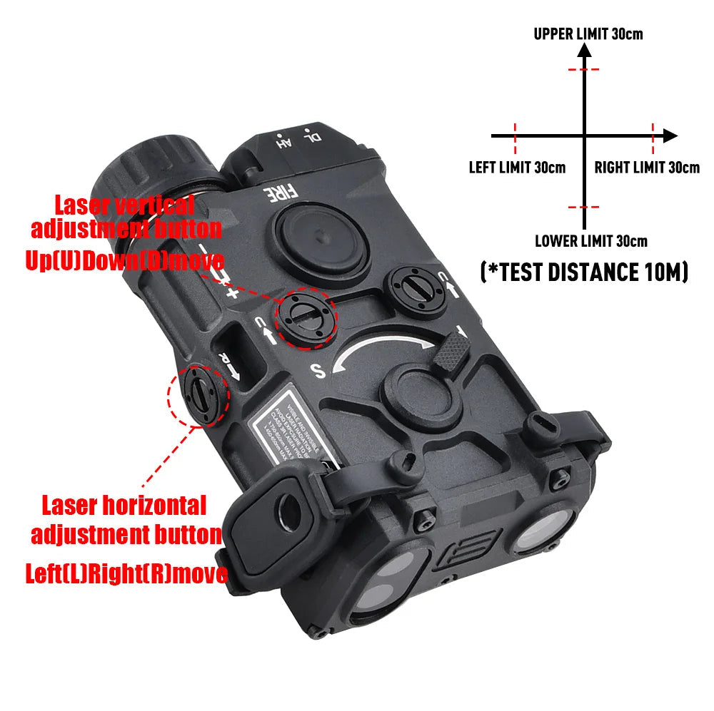 pointeur laser tactique lampe led WADSN Ma boutique