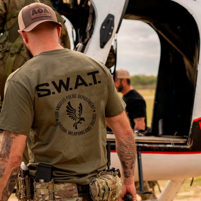 T-shirt Standard LAPD 2025 – “Los Angeles Squad Eagle” - BLACKBEARD OUTDOOR INDUSTRIES