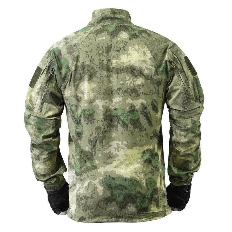T-shirt Tactique Homme – Manches Longues Airsoft | Paintball | Militaire | Camo | Séchage rapide - BLACKBEARD OUTDOOR INDUSTRIES