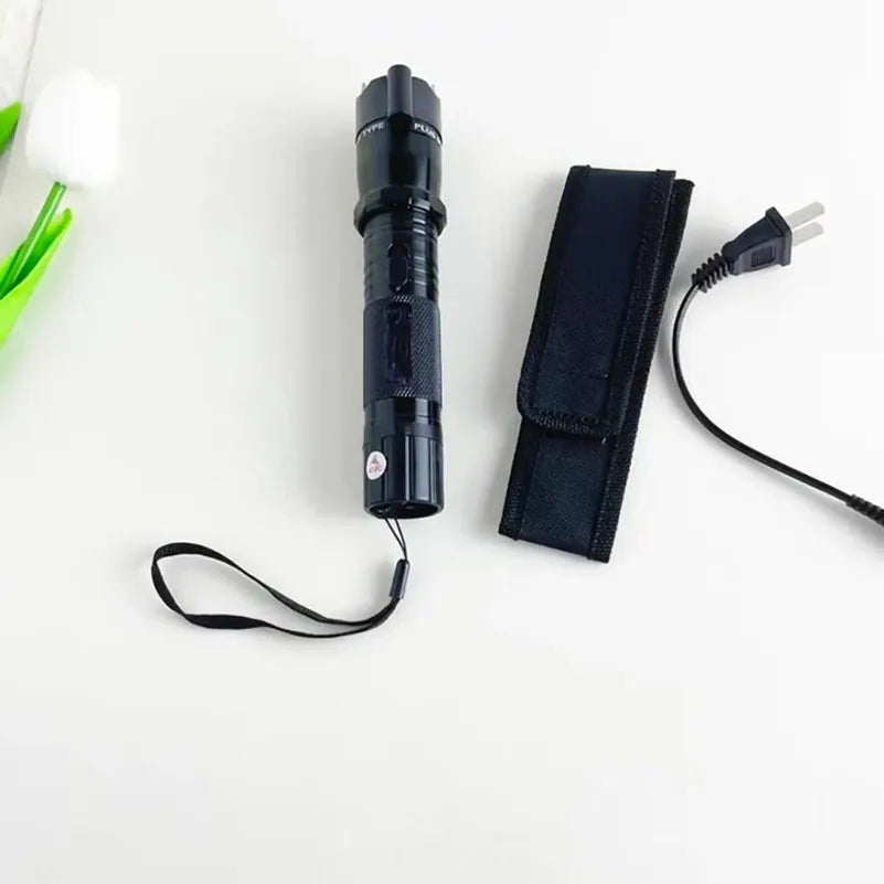 Upgraded Outdoor Flashlight Keychain Multi-Function Long-Range LED Flashlight with Direct USB Charging Portable Emergency Light BLACKBEARD OUTDOOR INDUSTRIES