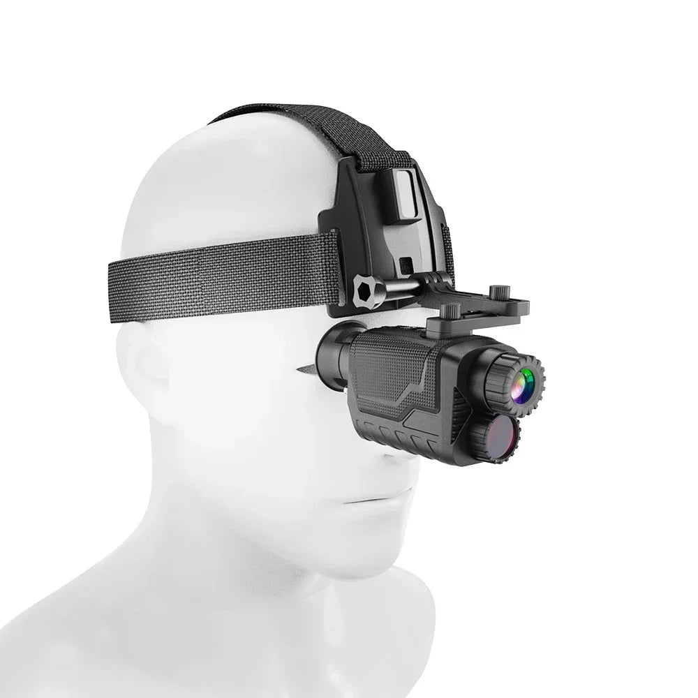 Monoculaire à Vision Nocturne POMIACAM NV8260 – Caméra 4K HD, Vision Nocturne Infrarouge 8X, Monoculaire Monté sur Tête Ma boutique