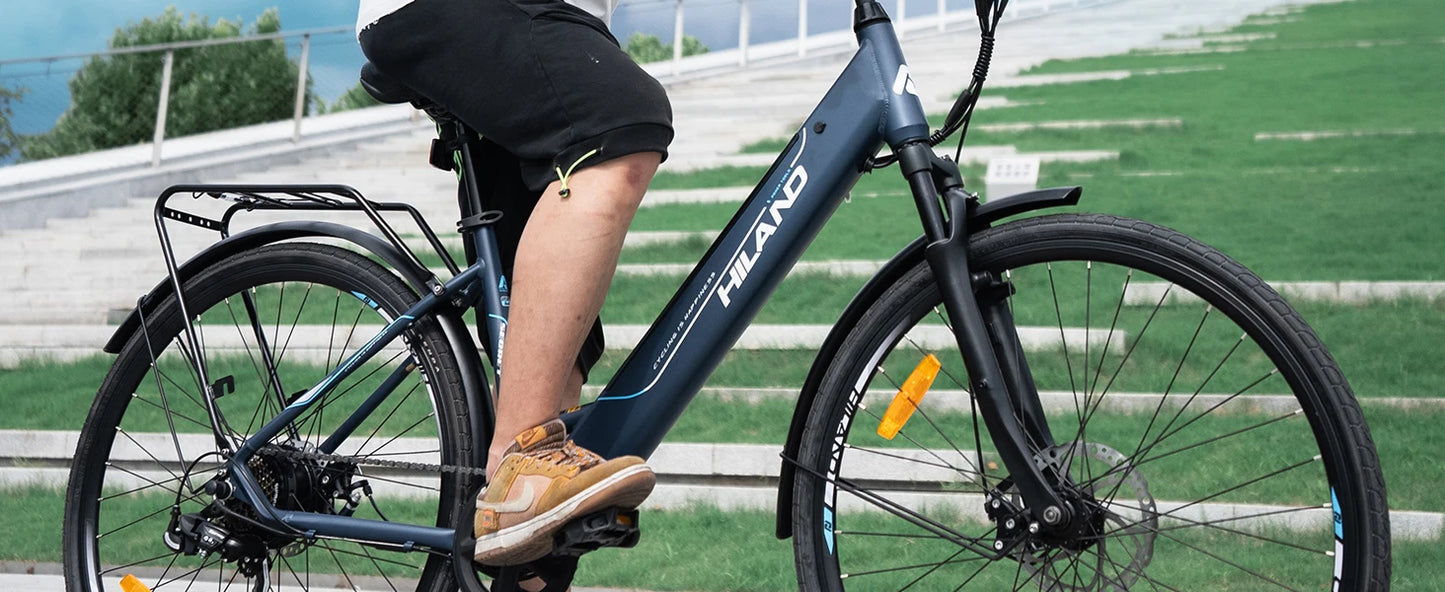 Vélo Électrique HILAND EHD907 – 350W Brushless, Aluminium, 26" - BLACKBEARD OUTDOOR INDUSTRIES