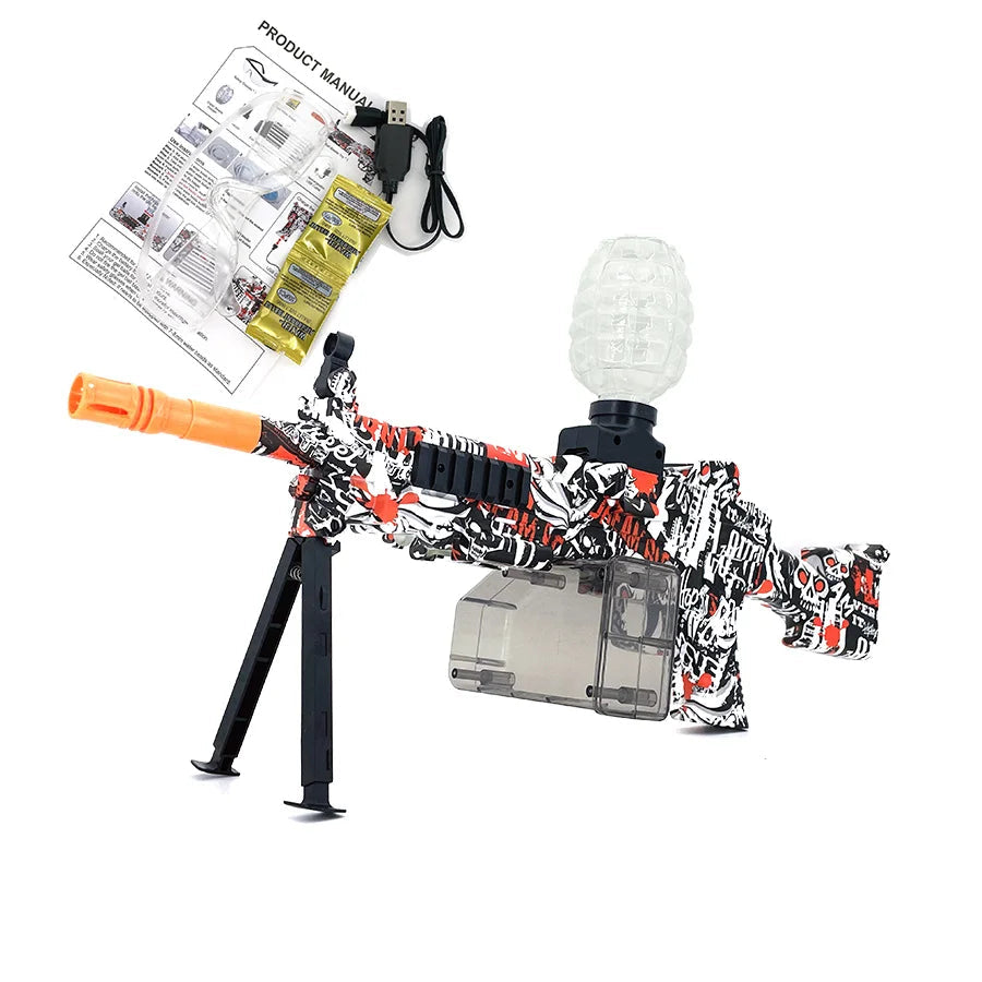 GEL Electric Ball Blaster, Rechargeable Battery, Automatic, Outdoor Games Toys For Activities Team Game M249 Ma boutique