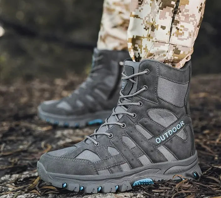 Bottes Militaires Outdoor - Bottes de Randonnée avec Semelles en Caoutchouc BLACKBEARD OUTDOOR INDUSTRIES