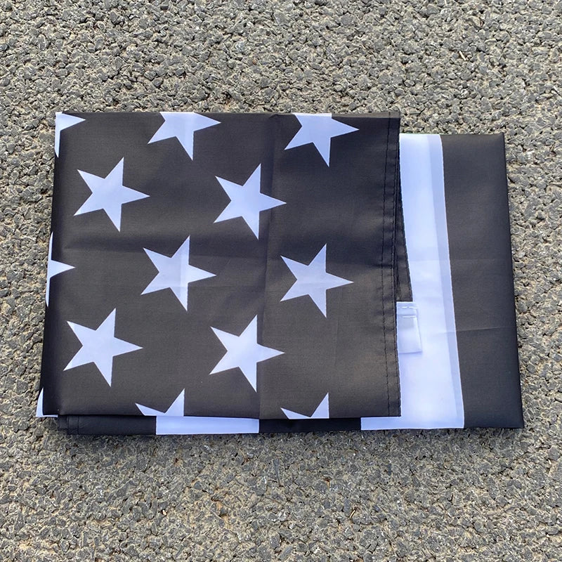 Drapeau Thin Blue Line USA - 90x150 cm BLACKBEARD OUTDOOR INDUSTRIES