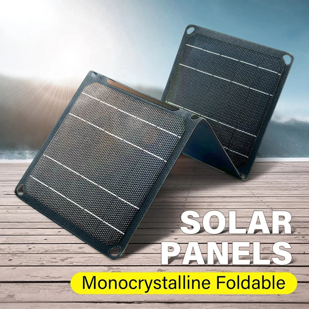 Panneau Solaire Portable Pliable VAKIND 30W/40W – 5V/18V USB-A, USB-C & DC – Étanche IP65 pour Téléphones, Powerbanks, Randonnée, Camping - BLACKBEARD OUTDOOR INDUSTRIES