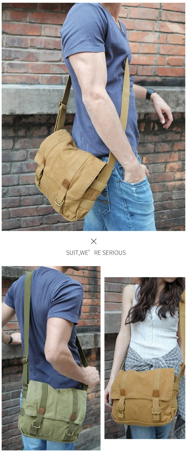 Sac Bandoulière Vintage en Toile - BLACKBEARD OUTDOOR INDUSTRIES